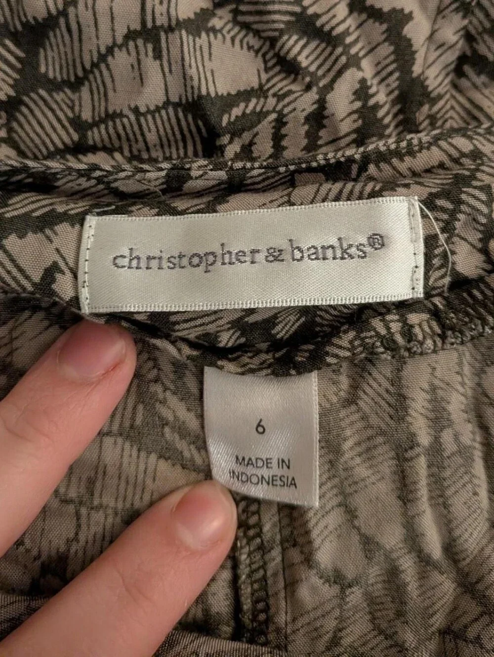 CHRISTOPHER & BANKS midi skirt